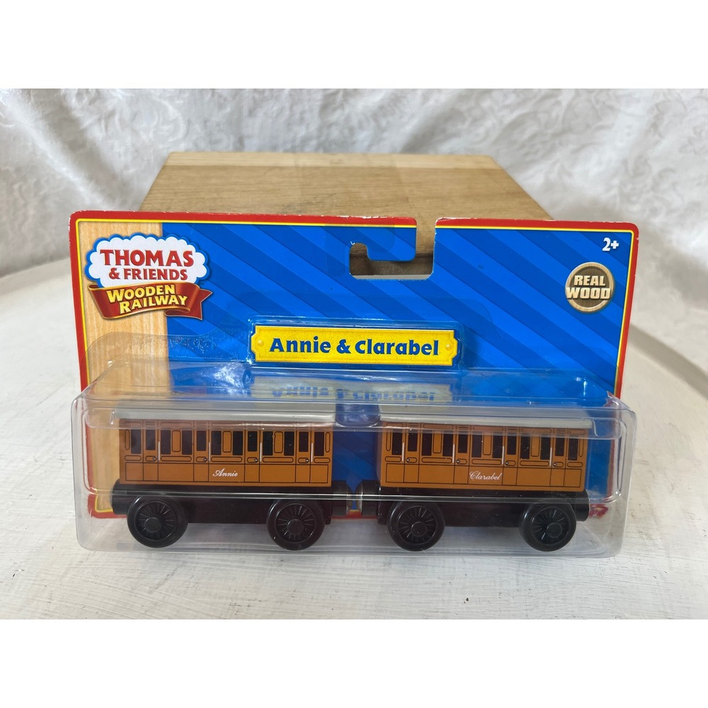 Thomas Wooden Railway Annie & Clarabel Learning Curve LC99195 New NIB 2010